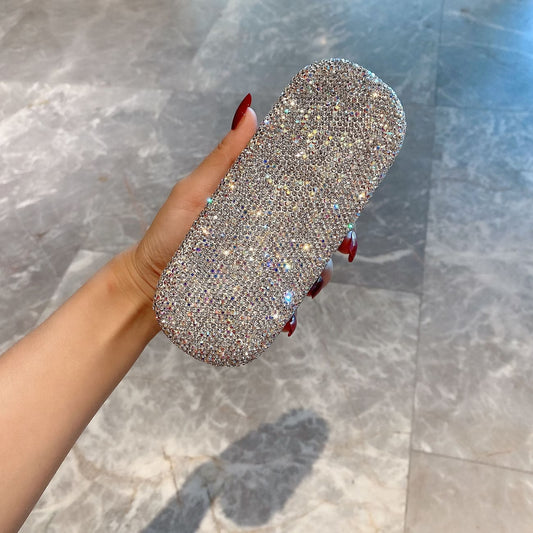 Luxury Eyeglass Case – Rhinestone Glass Cover Stylish Glasses Case for Women